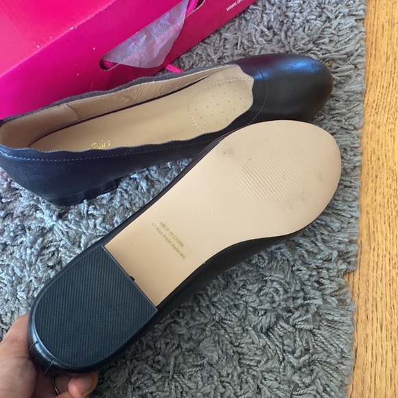 DREAM PAIRS SOLE_ELLE BLACK Low Heel Flat Shoes Soft Lining Slip On Size 10 - Picture 5 of 12